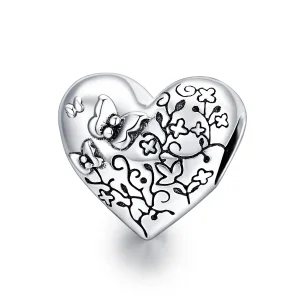 (image for) Pandora Style Vine Butterfly Charm - SCC1603