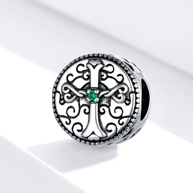 (image for) Pandora Style Vintage Cross Charm - SCC1510 - View 2