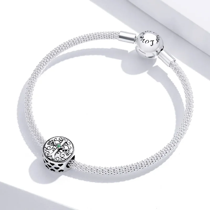 (image for) Pandora Style Vintage Cross Charm - SCC1510 - View 3