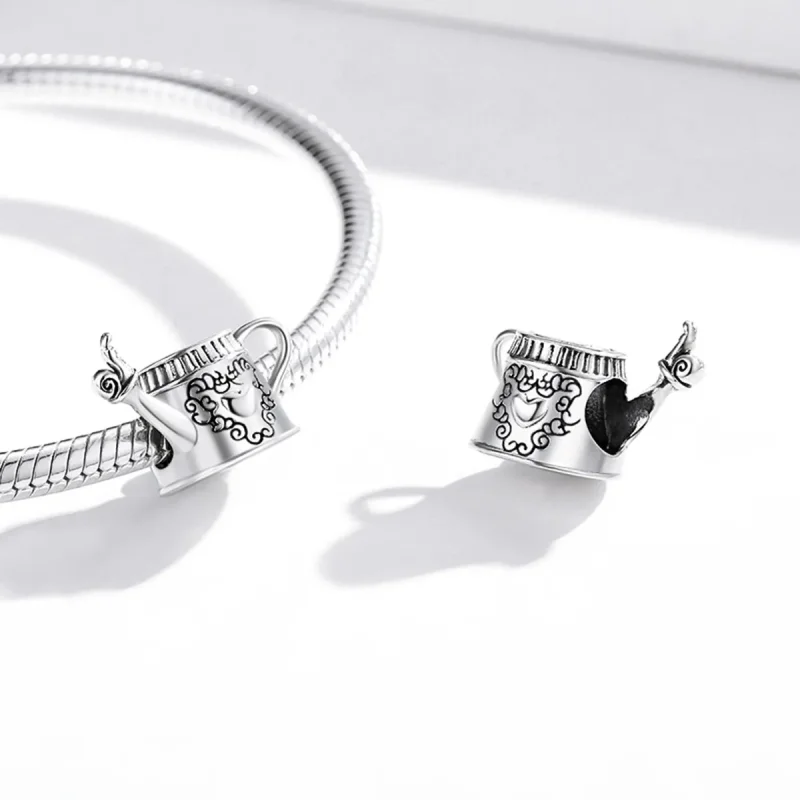 (image for) Pandora Style Vintage Kettle Charm - SCC1923 - View 4