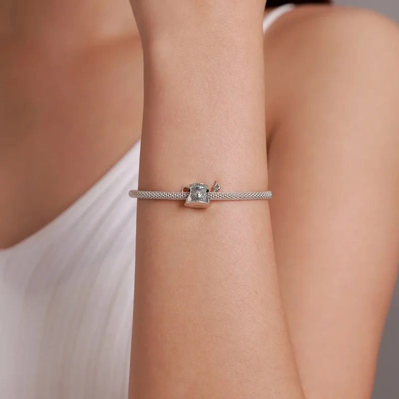 (image for) Pandora Style Vintage Kettle Charm - SCC1923 - View 5