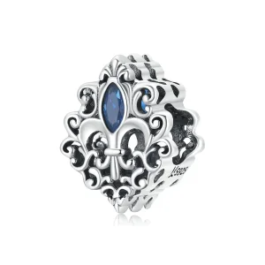 (image for) Pandora Style Vintage Pattern - Water Drops Charm - SCC2151