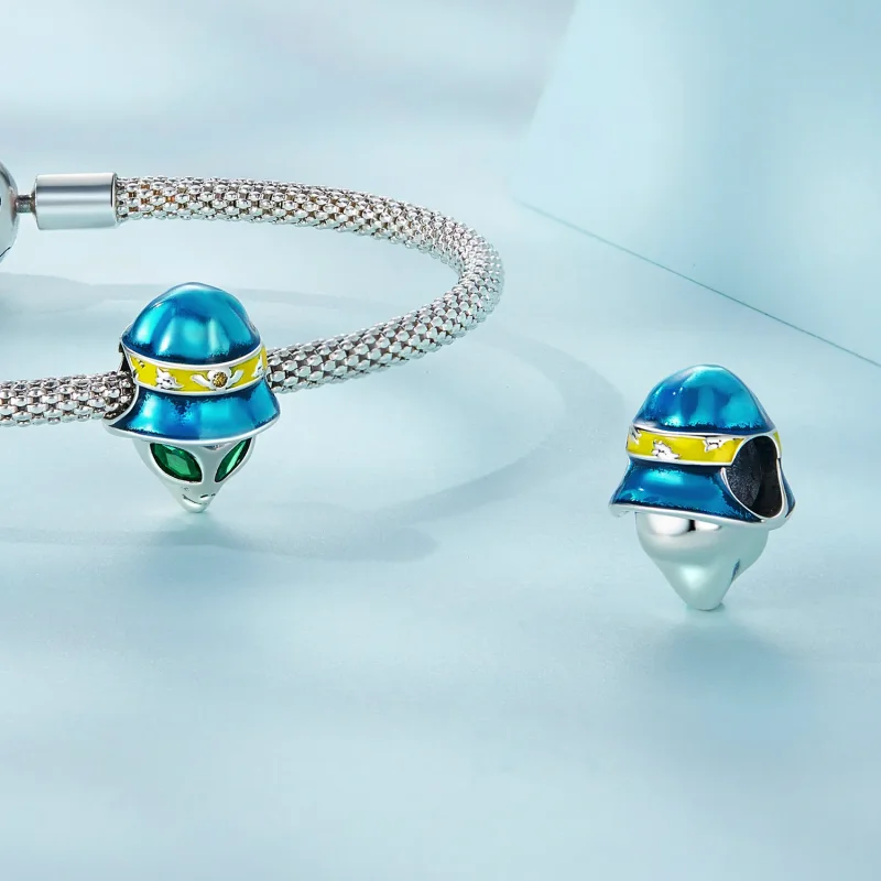 (image for) Pandora Style Weird Alien Charm - SCC2393 - View 4