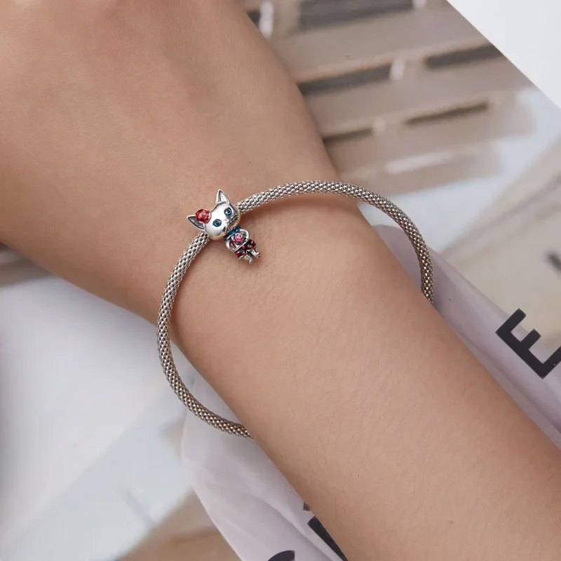 (image for) Pandora Style Weird Cat Charm - SCC2377 - View 5