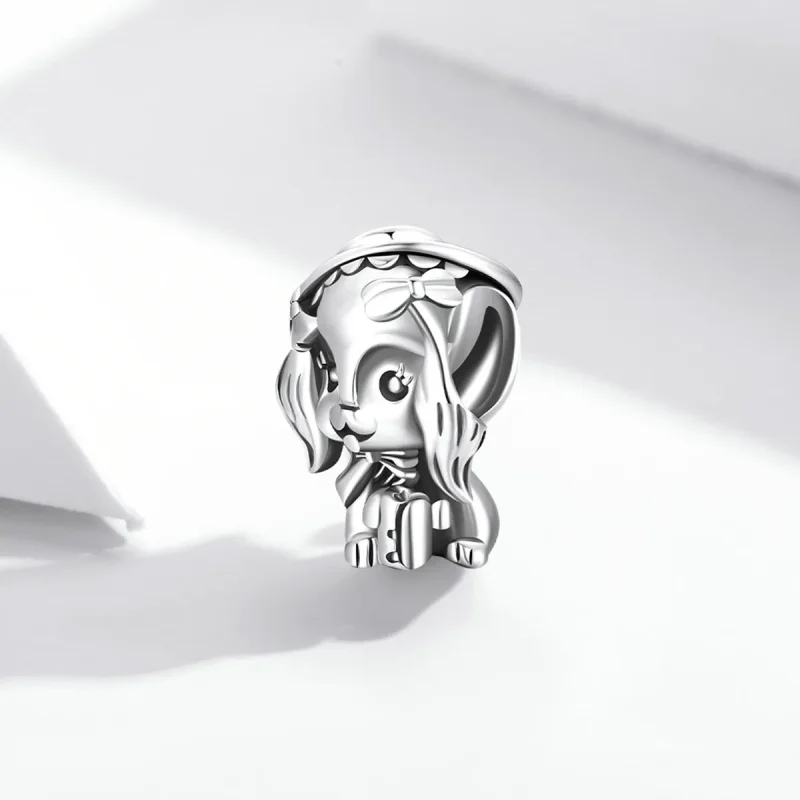 (image for) Pandora Style Western Style Shih Tzu Dog Charm - SCC2042 - View 2