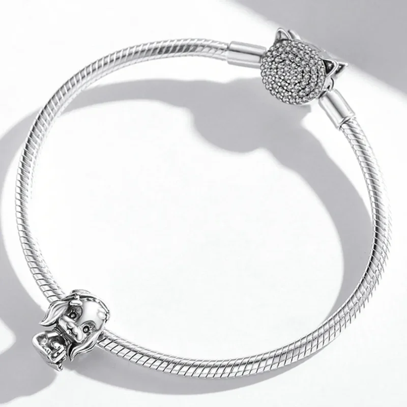 (image for) Pandora Style Western Style Shih Tzu Dog Charm - SCC2042 - View 3