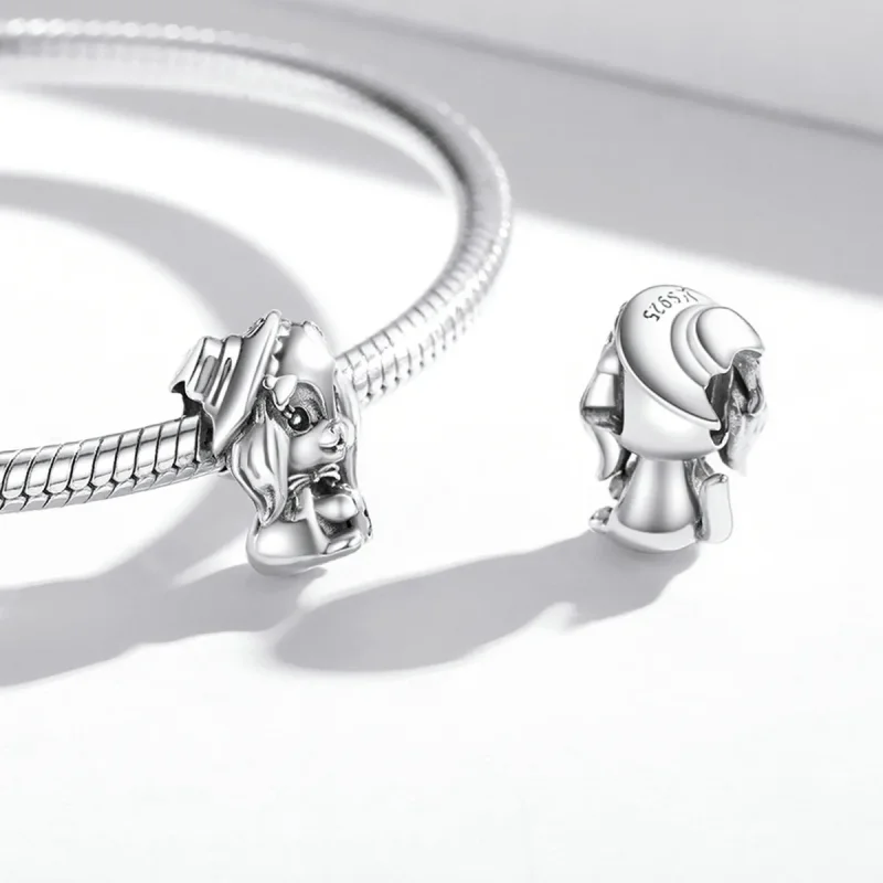 (image for) Pandora Style Western Style Shih Tzu Dog Charm - SCC2042 - View 4