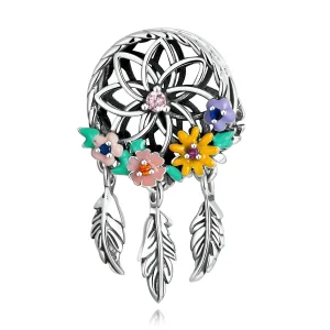 (image for) Pandora Style Wreath Dream Catcher Charm - BSC589