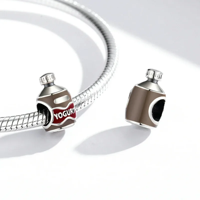 (image for) Pandora Style Yogurt Bottle Charm - SCC1967 - View 4