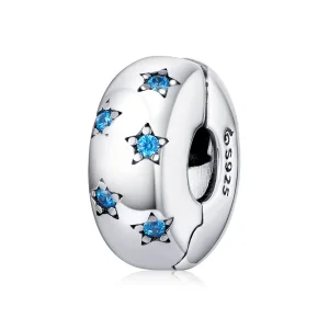 (image for) Pandora Style Silver Waves In The Sun Clip - BSC253