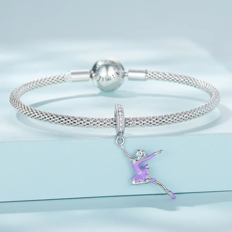 (image for) Pandora Style Ballerina Girl Dangle - SCC2394 - View 3