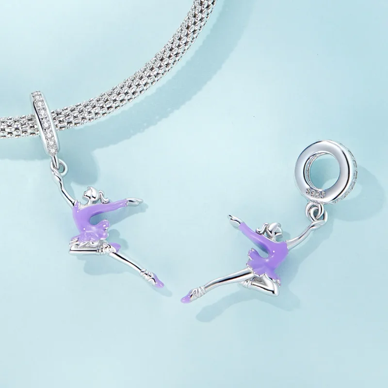 (image for) Pandora Style Ballerina Girl Dangle - SCC2394 - View 4