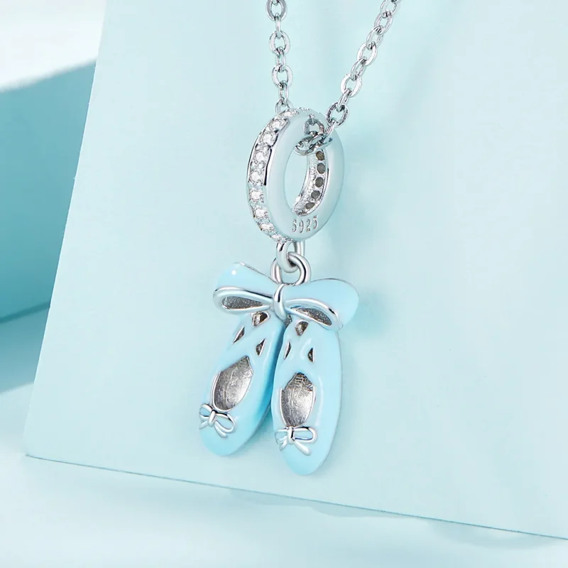 (image for) Pandora Style Ballet Shoes Dangle - SCC2395 - View 2