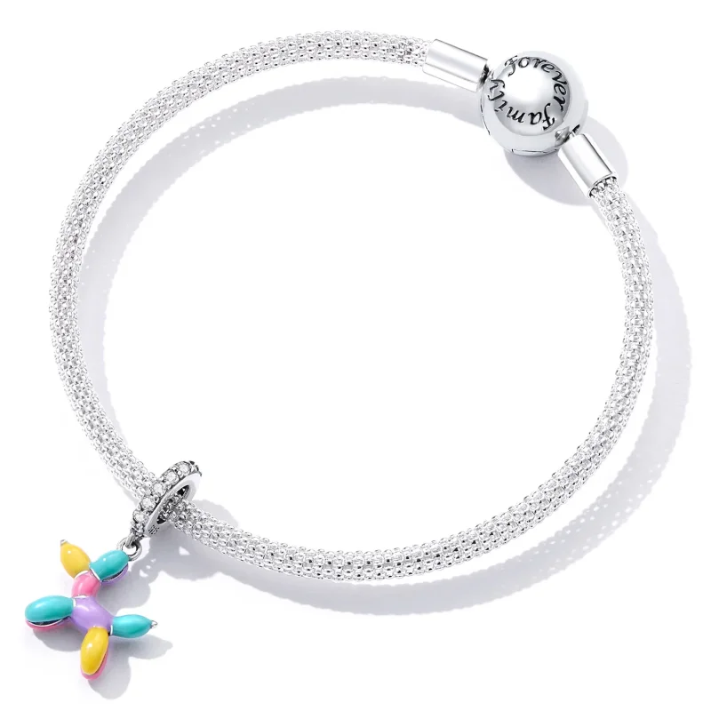 (image for) Pandora Style Balloon Puppy Dangle - SCC2217 - View 4