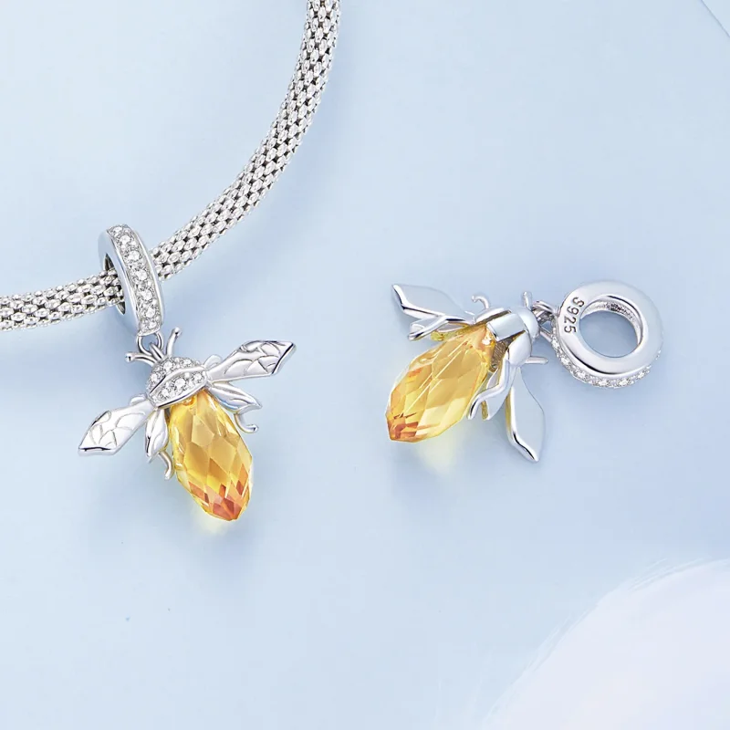 (image for) Pandora Style Bee Dangle - BSC710 - View 4