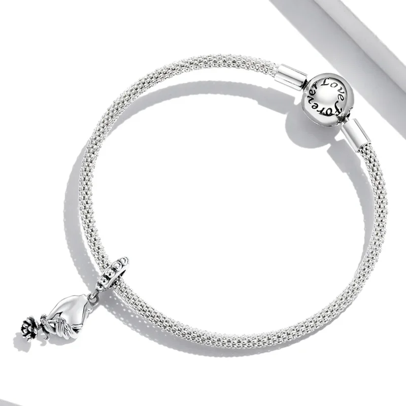 (image for) Pandora Style Bergamot Lotus Dangle - SCC2169 - View 3