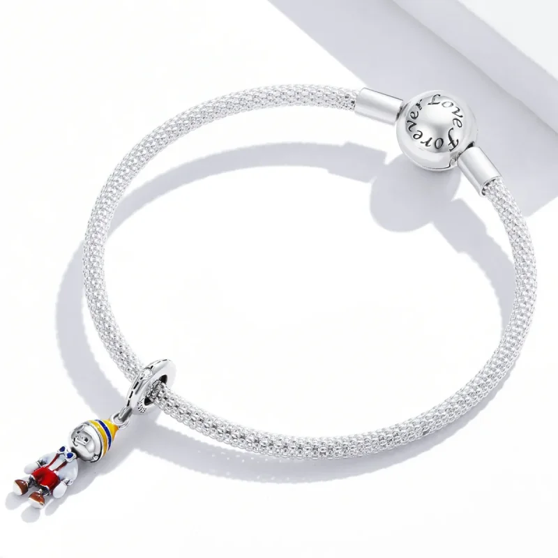 (image for) Pandora Style Boy's Overalls Dangle - SCC2083 - View 3