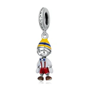 (image for) Pandora Style Boy's Overalls Dangle - SCC2083