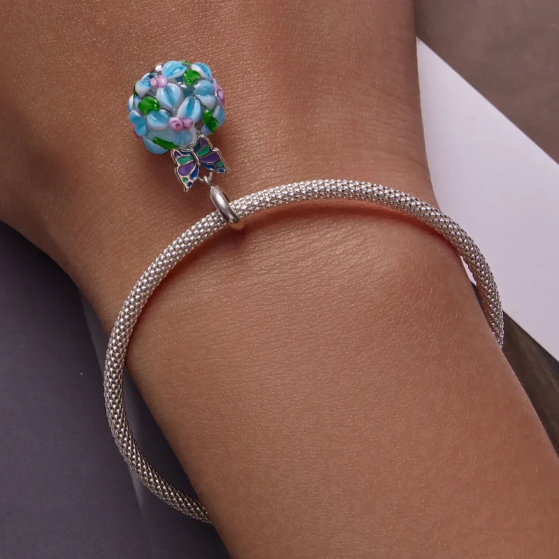 (image for) Pandora Style Butterflies Dangle - SCC2214 - View 6