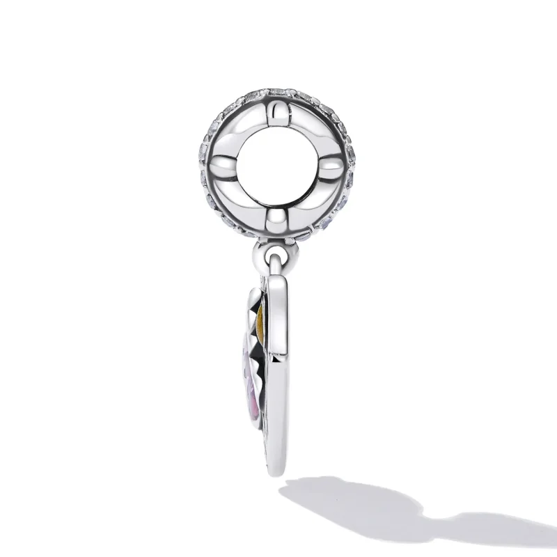(image for) Pandora Style Butterfly Love Garden Dangle - SCC2248 - View 3
