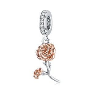 (image for) Pandora Style Carnation Dangle - BSC422