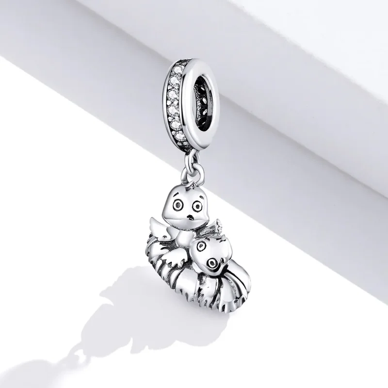 (image for) Pandora Style Cartoon Bird Dangle - SCC1522 - View 2