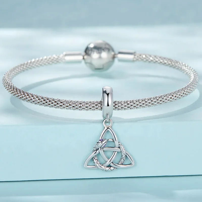 (image for) Pandora Style Celtic Symbols Dangle - SCC2382 - View 3