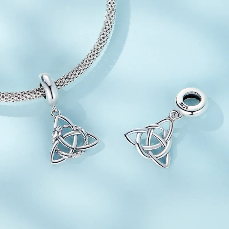 (image for) Pandora Style Celtic Symbols Dangle - SCC2382 - View 4