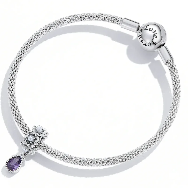 (image for) Pandora Style Classical Water Drop Dangle - SCC2180 - View 3