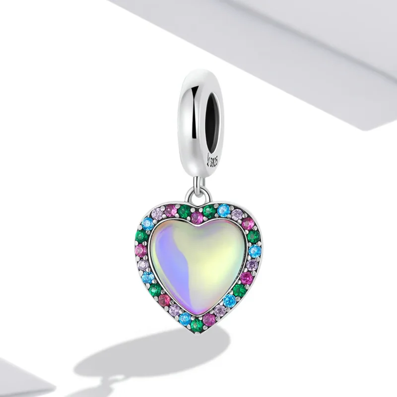 (image for) Pandora Style Colorful Love Dangle - SCC2166 - View 2
