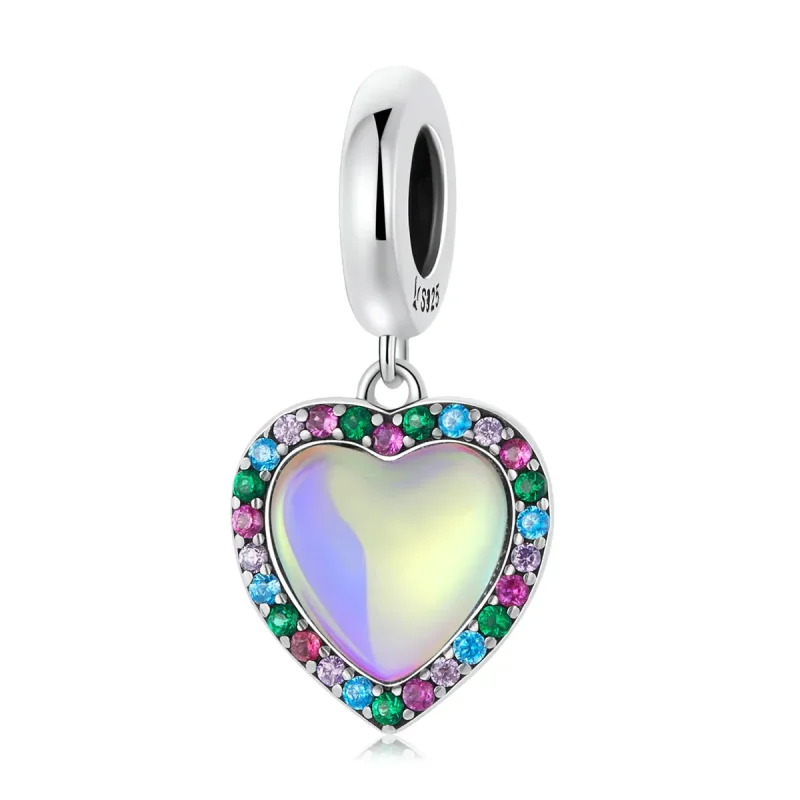 (image for) Pandora Style Colorful Love Dangle - SCC2166