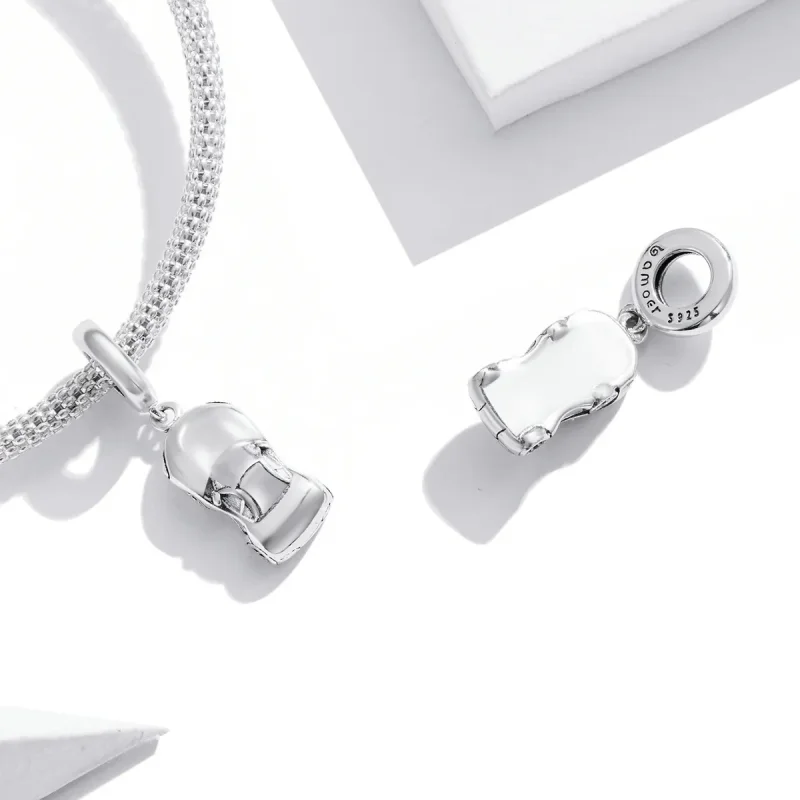 (image for) Pandora Style Cool Sports Car Dangle - BSC559 - View 4