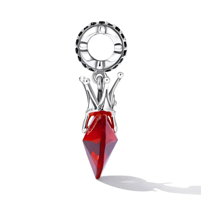 (image for) Pandora Style Crown Heart Dangle - SCC2247 - View 3