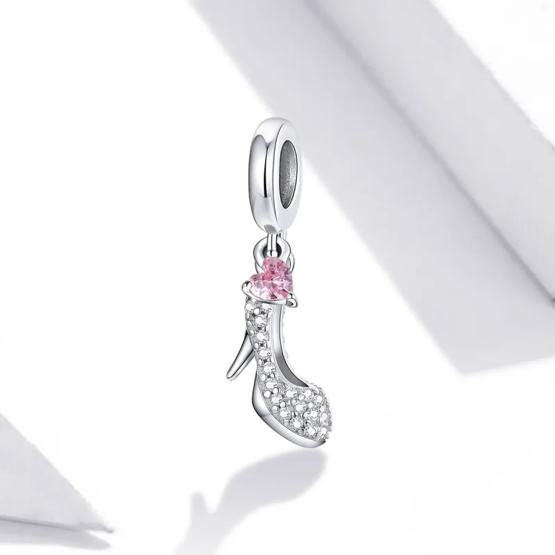(image for) Pandora Style Crystal Slipper Dangle - BSC411 - View 2