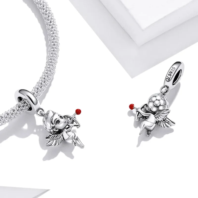 (image for) Pandora Style Cupid Dangle - SCC1898 - View 4