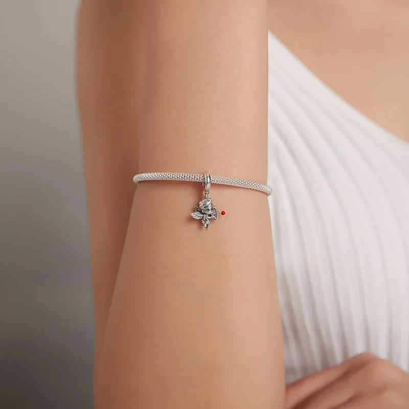 (image for) Pandora Style Cupid Dangle - SCC1898 - View 5