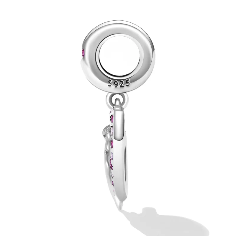 (image for) Pandora Style Cupid Heart Dangle - SCC2324 - View 3