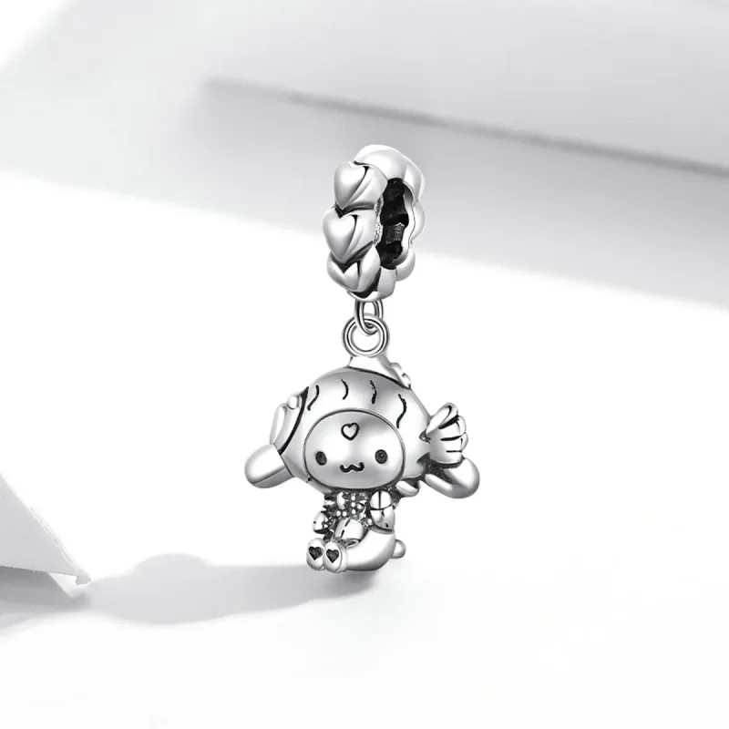 (image for) Pandora Style Cute Dog Dangle - SCC2046 - View 2