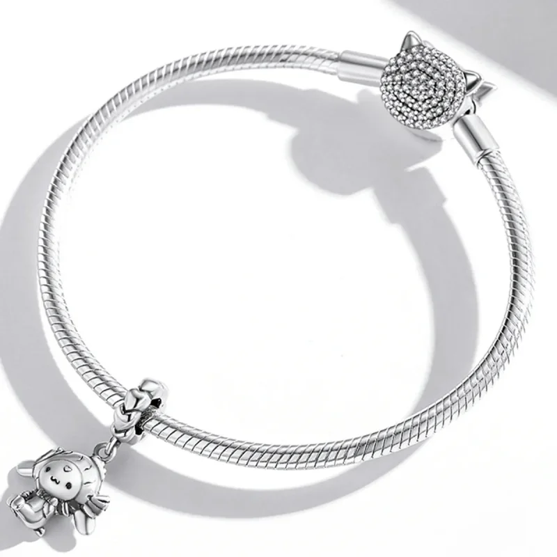 (image for) Pandora Style Cute Dog Dangle - SCC2046 - View 3