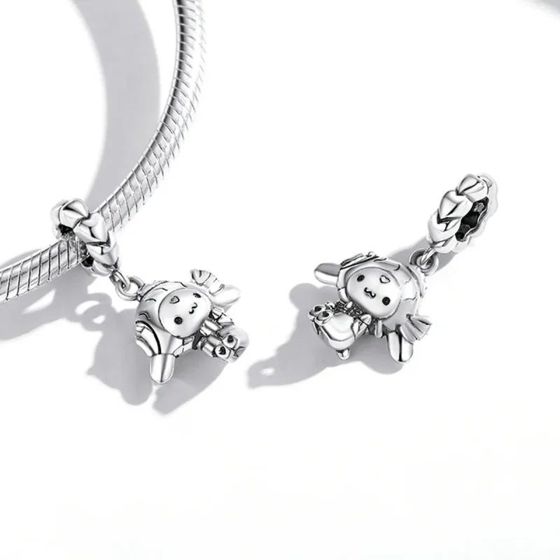 (image for) Pandora Style Cute Dog Dangle - SCC2046 - View 4