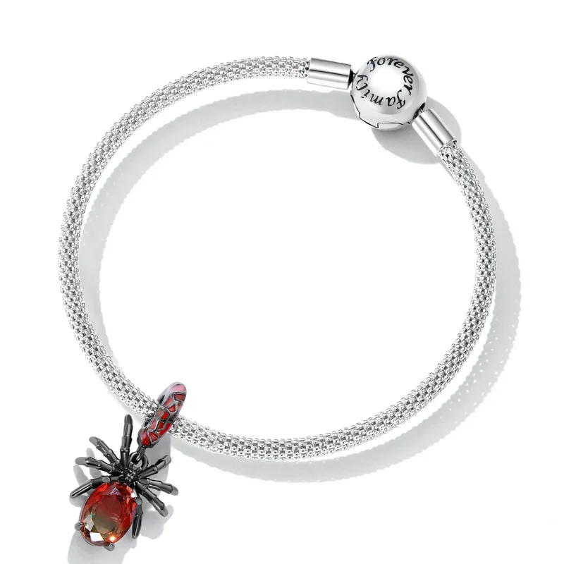 (image for) Pandora Style Dark Spider Dangle - SCC2292 - View 5