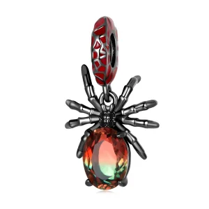 (image for) Pandora Style Dark Spider Dangle - SCC2292