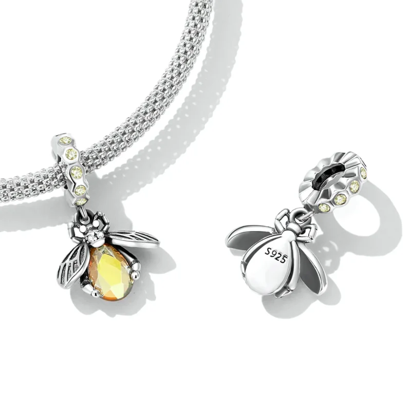 (image for) Pandora Style Delicate Bee Dangle - SCC2293 - View 4