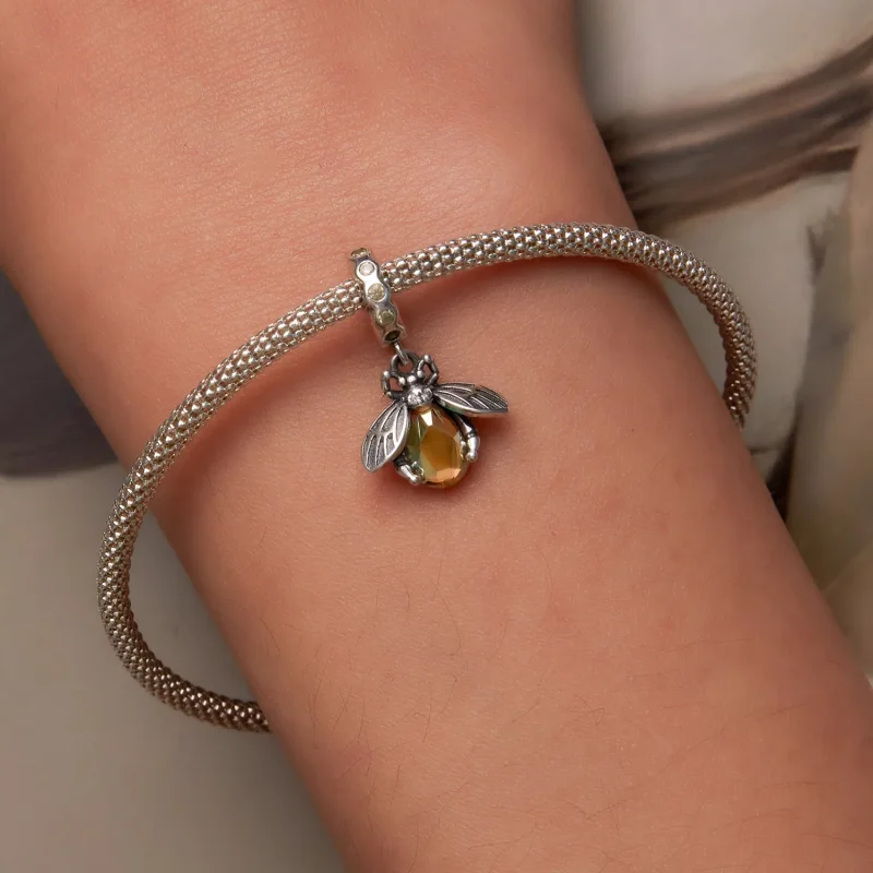 (image for) Pandora Style Delicate Bee Dangle - SCC2293 - View 6