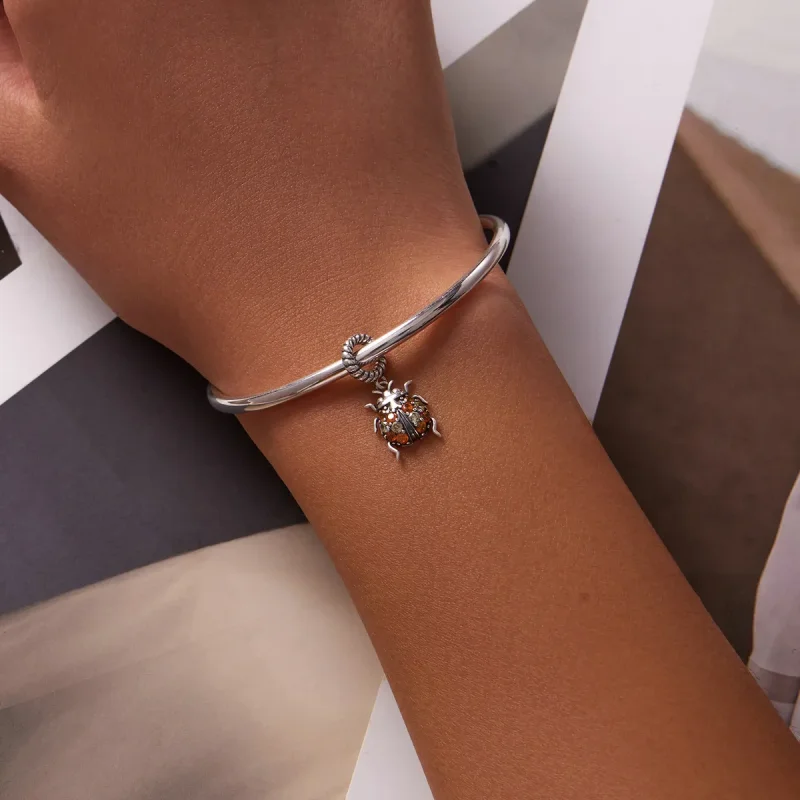 (image for) Pandora Style Delicate Ladybug Dangle - SCC2179 - View 5