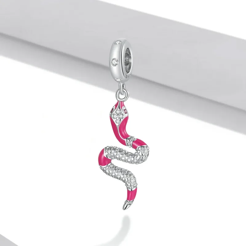 (image for) Pandora Style Delicate Spirit Serpent Dangle - BSC577 - View 2