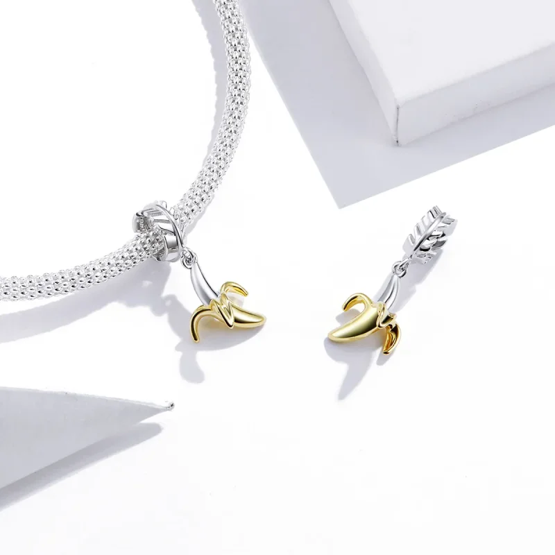 (image for) Pandora Style Delicious Banana Dangle - SCC1592 - View 3