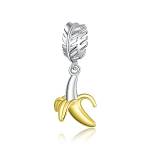 (image for) Pandora Style Delicious Banana Dangle - SCC1592