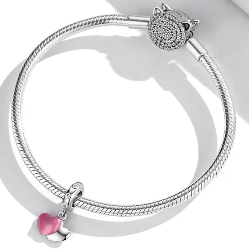 (image for) Pandora Style Double Love Dangle - SCC2006 - View 3