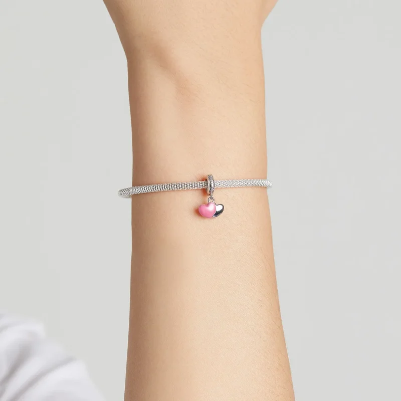 (image for) Pandora Style Double Love Dangle - SCC2006 - View 5